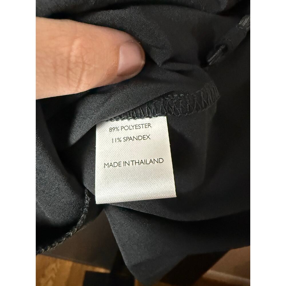 Black Clover Men's Medium Black 1/4 Zip Pullover Golf Vest Stretch Windbreaker - Picture 4 of 8